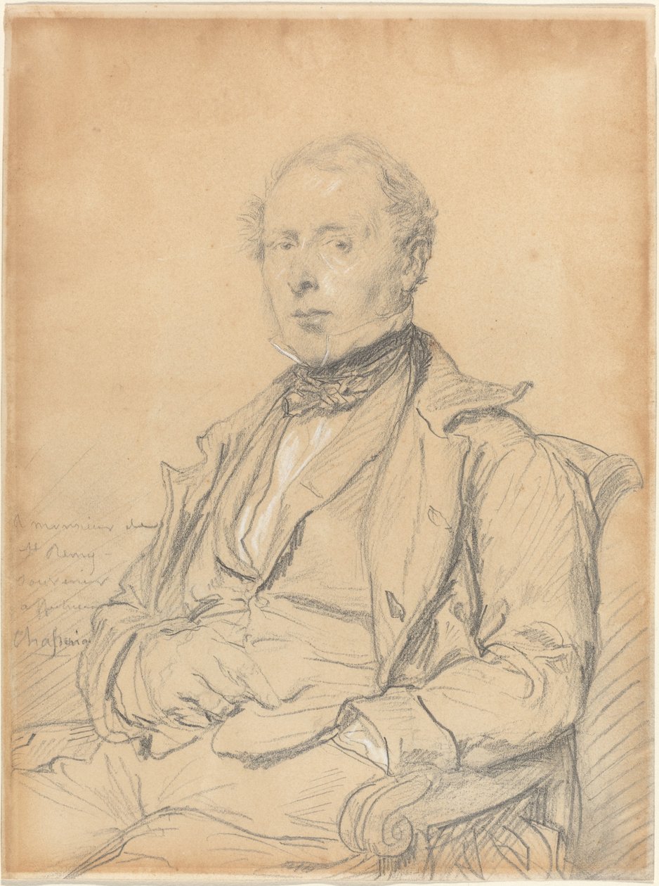 Victor-Auguste de Saint-Rémy autorstwa Théodore Chassériau