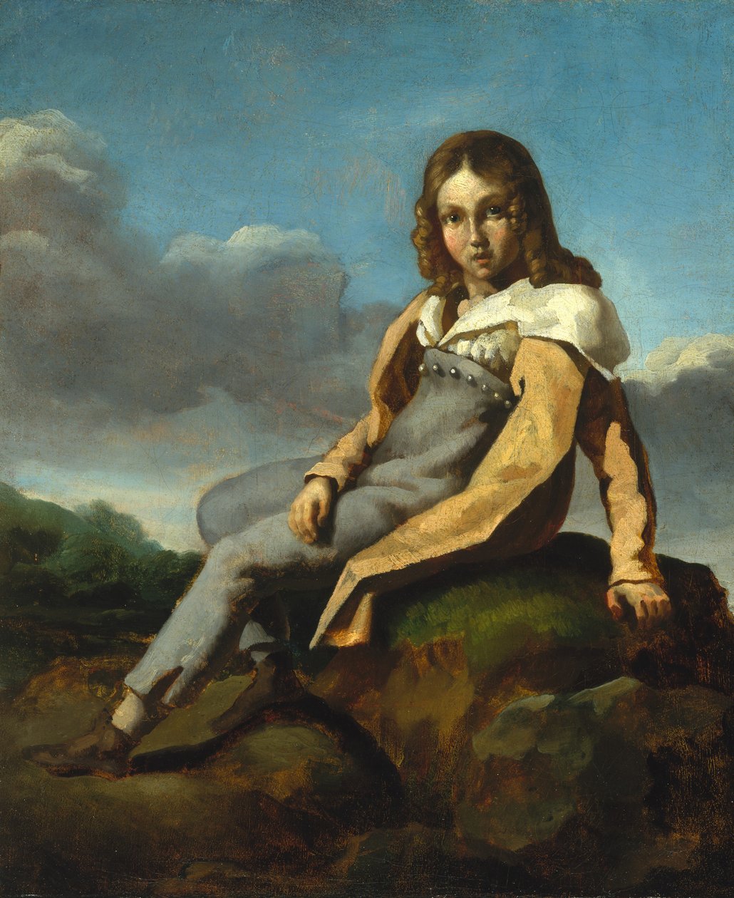 Alfred Dedreux (1810-1860) jako dziecko autorstwa Theodore Gericault