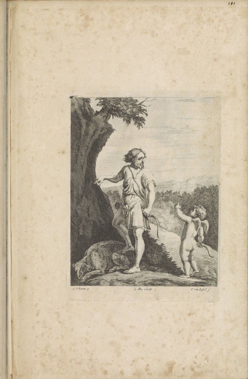 Zakochany Apollo autorstwa Théodorus van Kessel