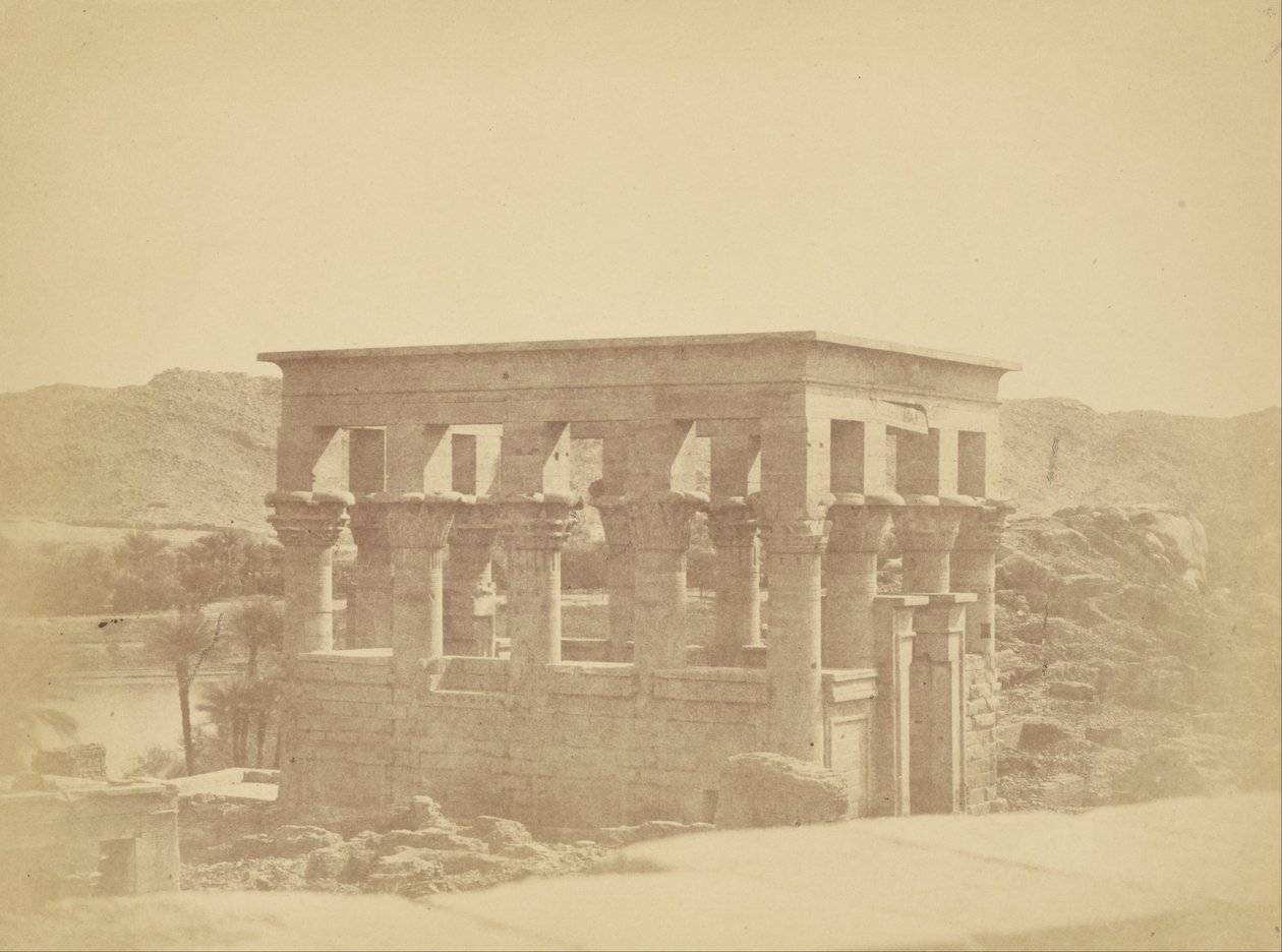 Kiosk Trajana, Philae autorstwa Théodule Devéria