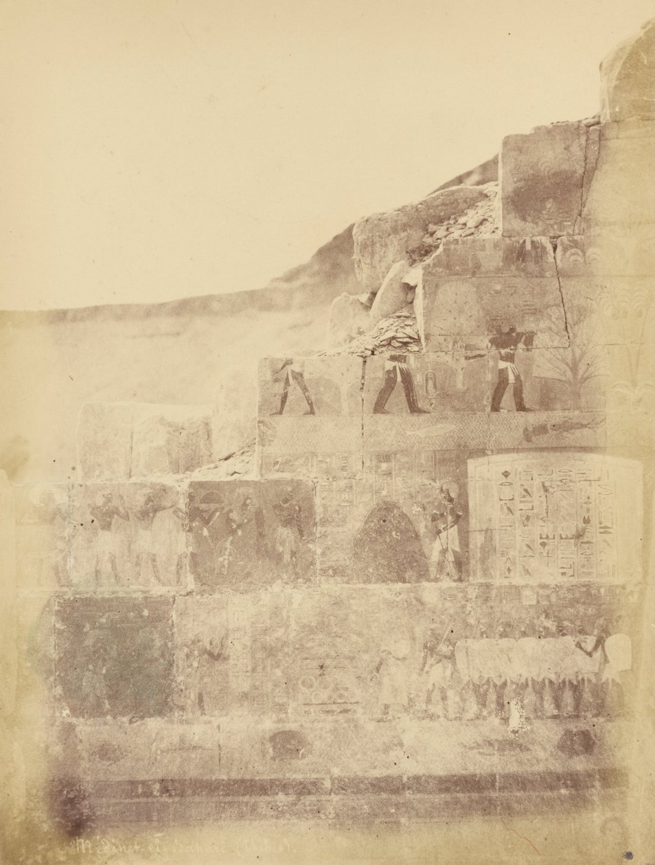 Medînet-el-Bahari (Teby) autorstwa Théodule Devéria