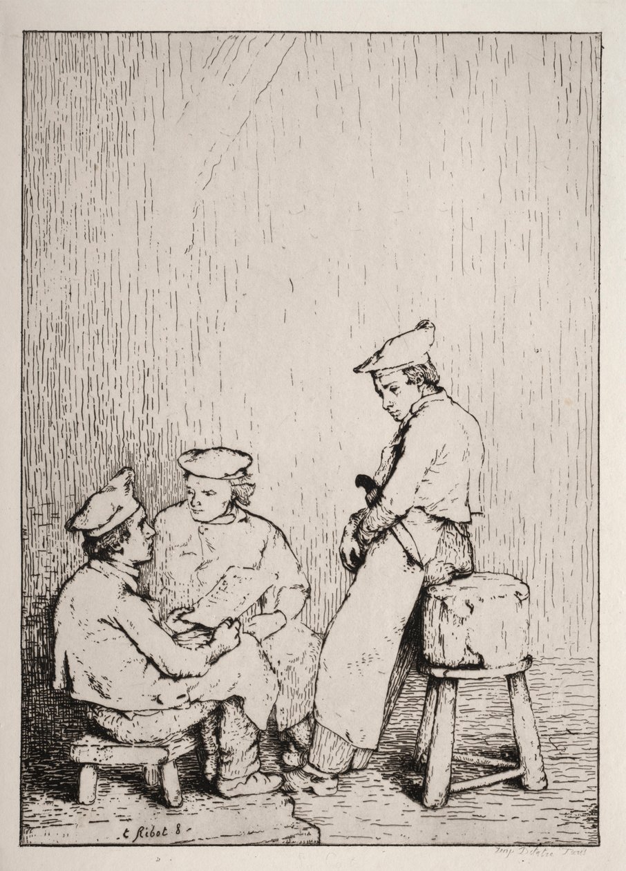 Mapa. autorstwa Auguste Theodule Ribot