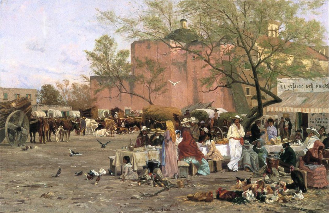 Plac Targowy, 1879 r. autorstwa Thomas Allen