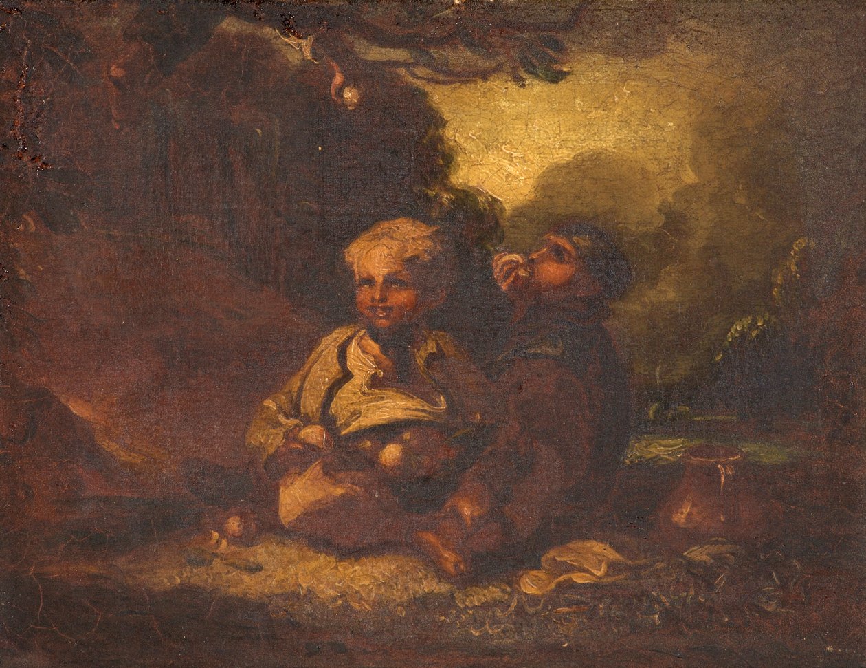 Chłopcy kradną jabłka autorstwa Thomas Barker of Bath