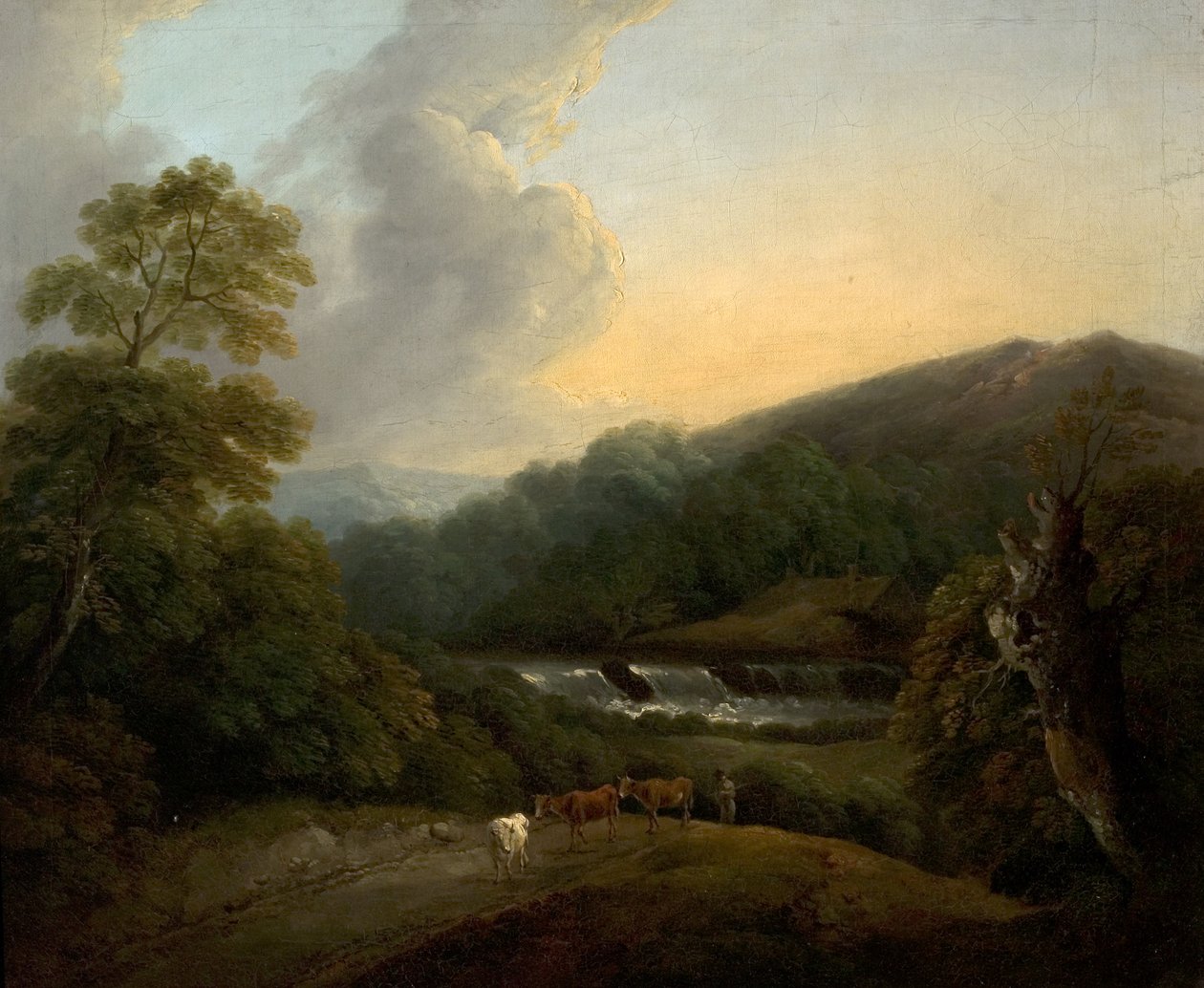 Górzysty krajobraz autorstwa Thomas Barker of Bath
