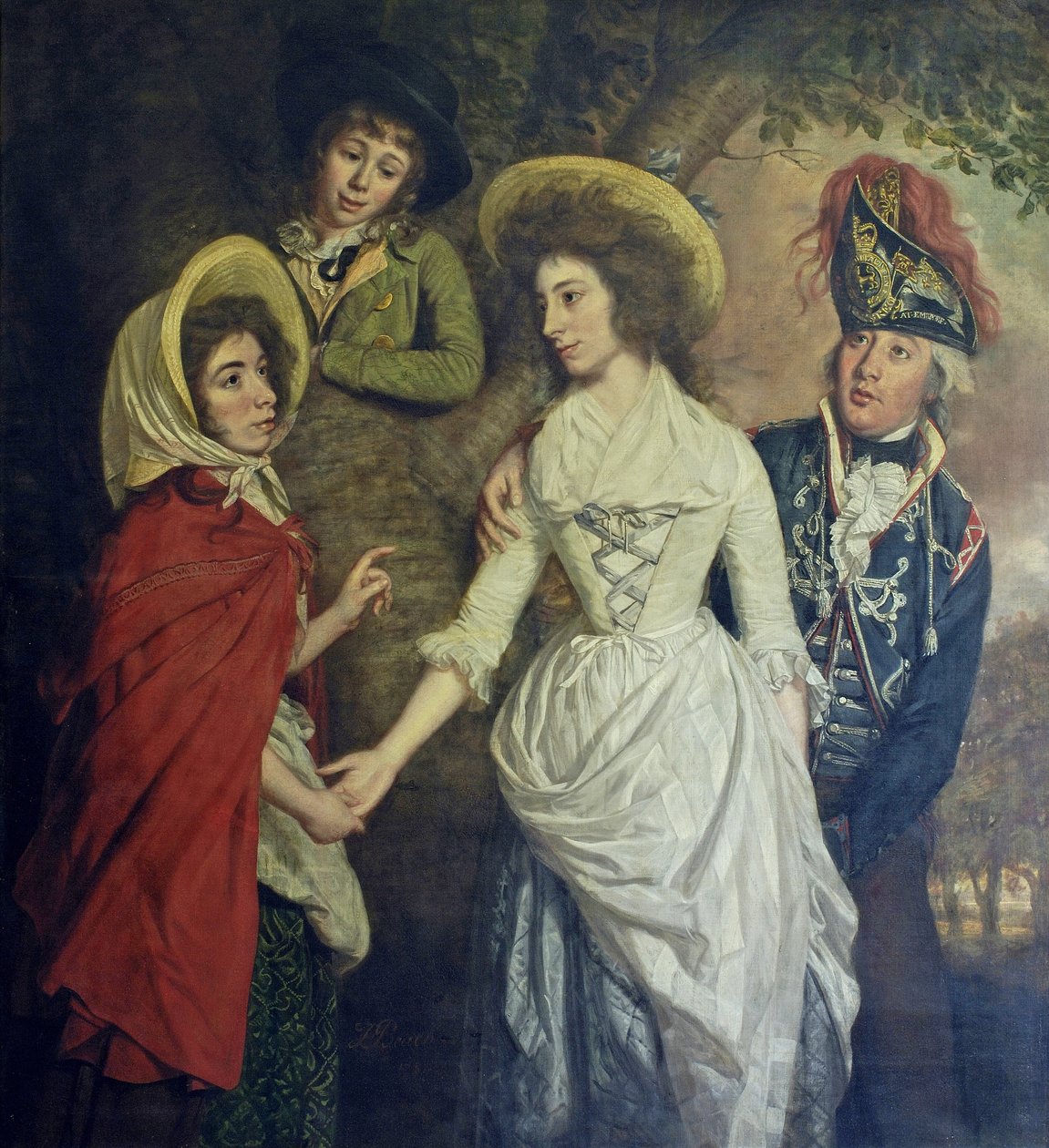 Rodzina Stapletonów, 1789 autorstwa Thomas Beach
