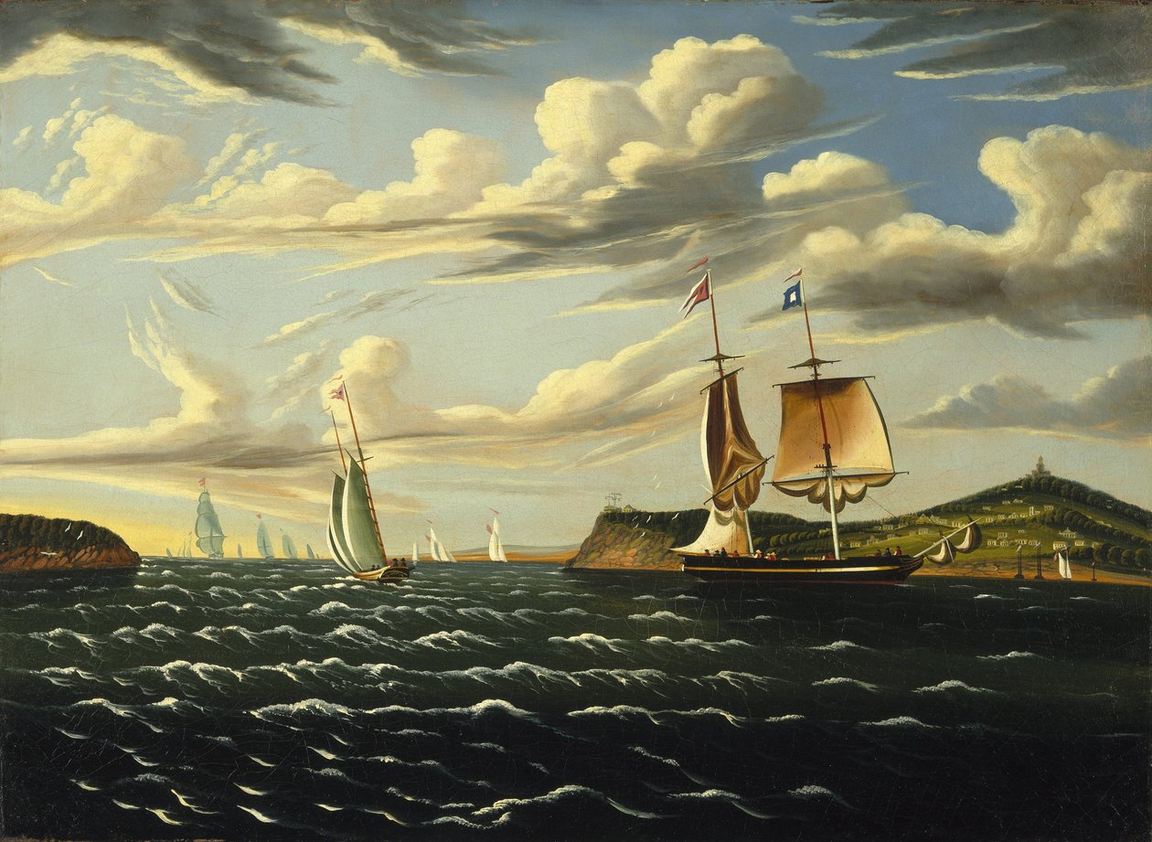 Staten Island i Narrows autorstwa Thomas Chambers