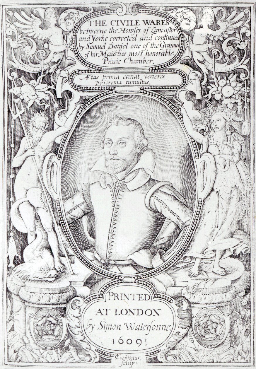 Portret Samuela Daniela autorstwa Thomas Cockson