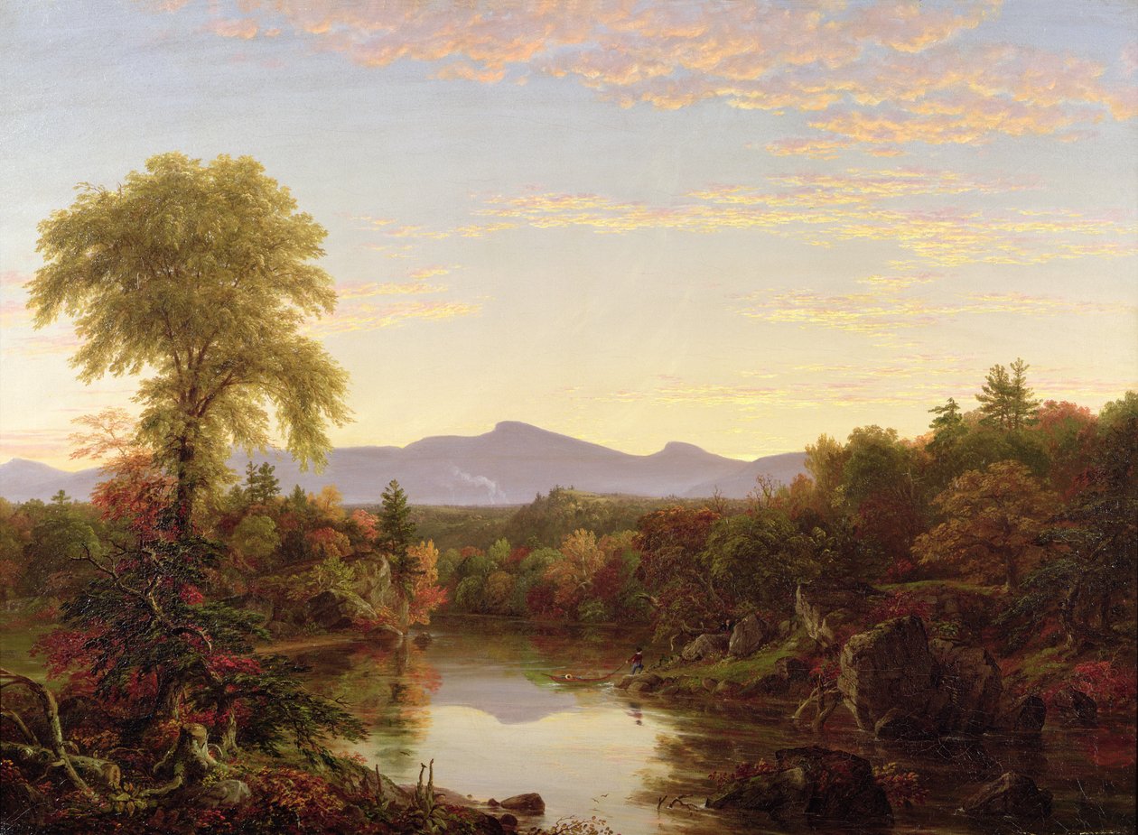 Catskill Creek, Nowy Jork, 1845 autorstwa Thomas Cole