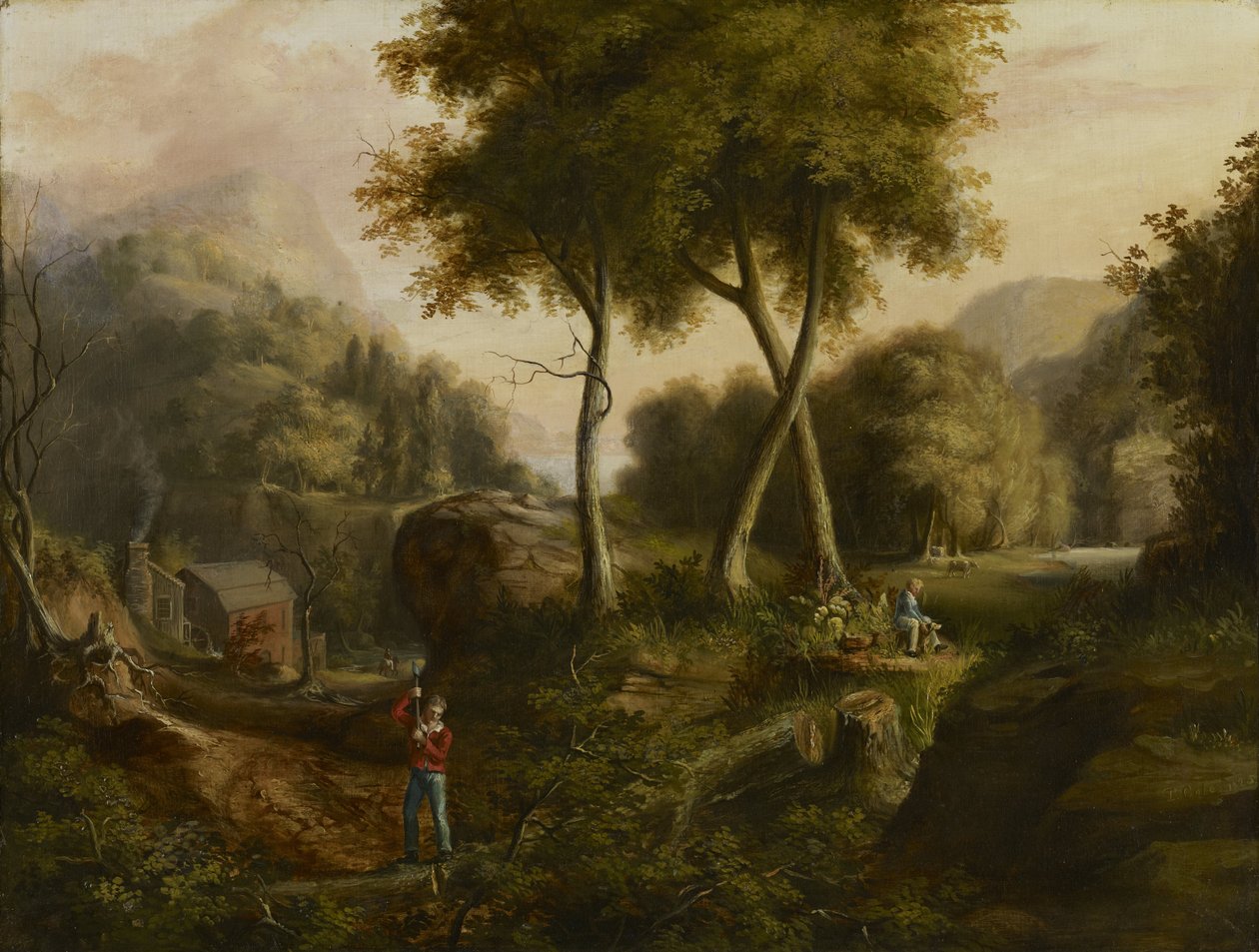Krajobraz autorstwa Thomas Cole