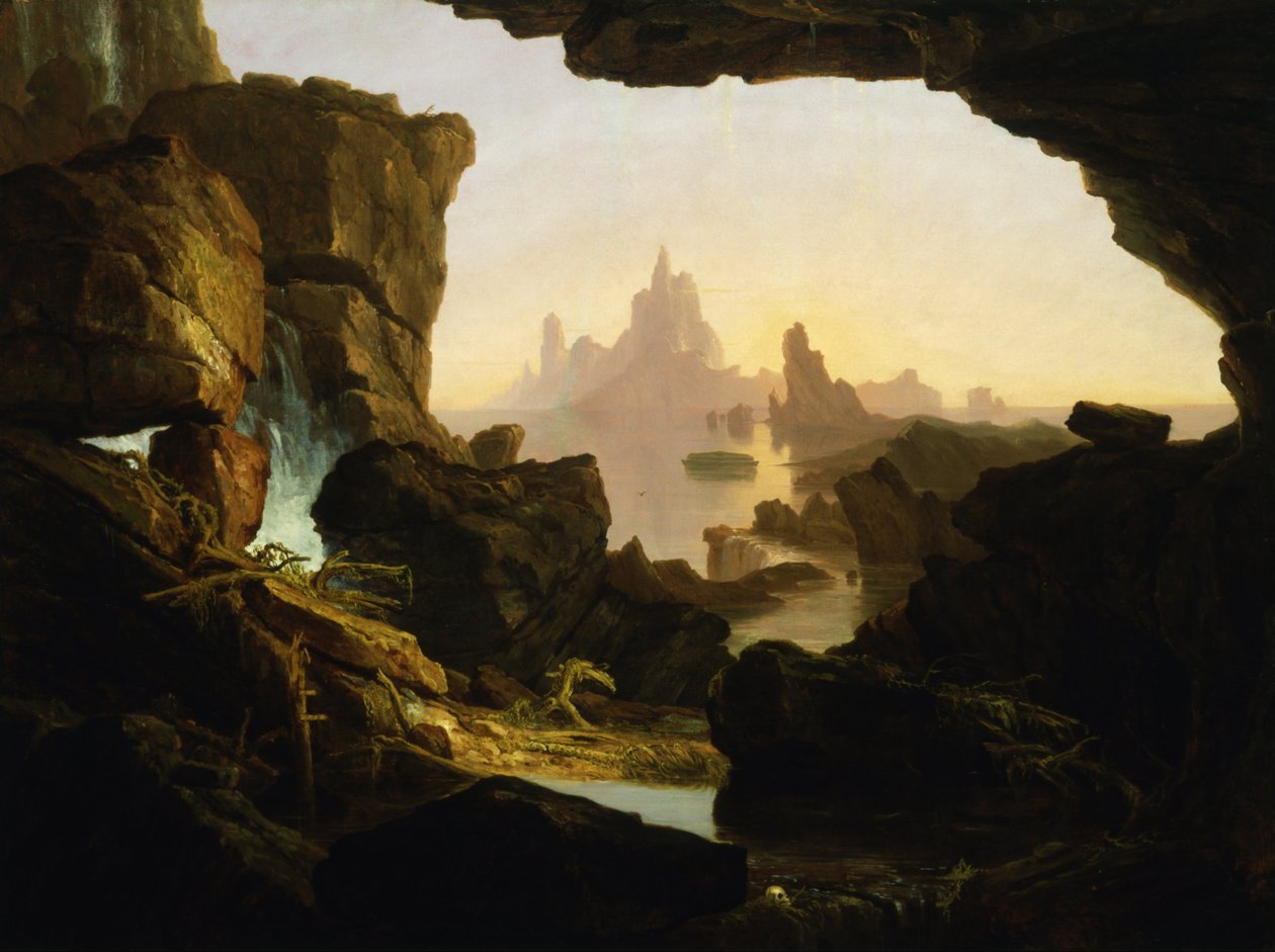 Opadnięcie wód potopu autorstwa Thomas Cole