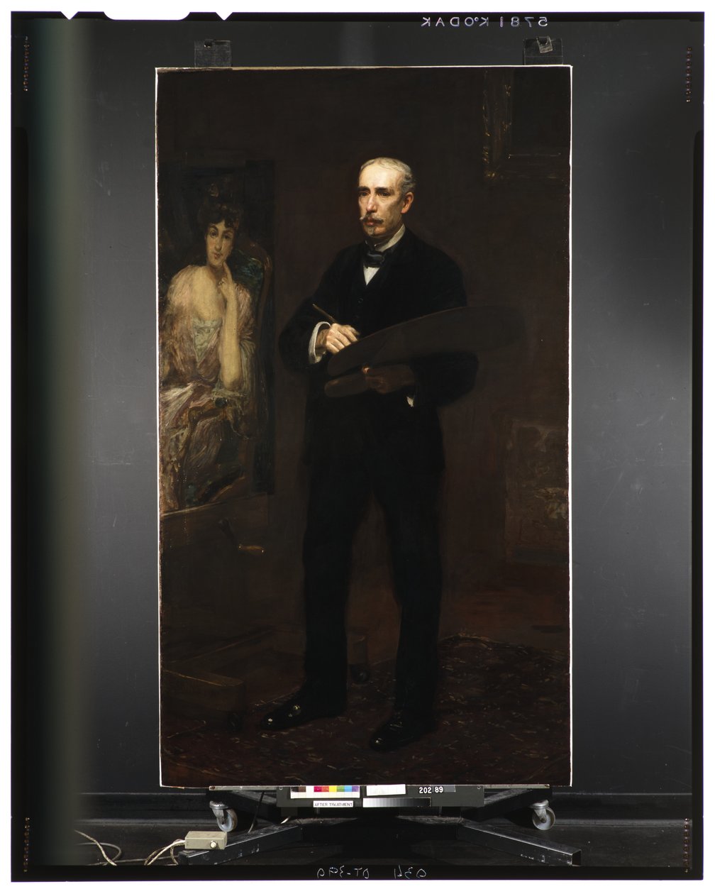 Portret Jamesa Carrolla Beckwitha, 1904 autorstwa Thomas Eakins
