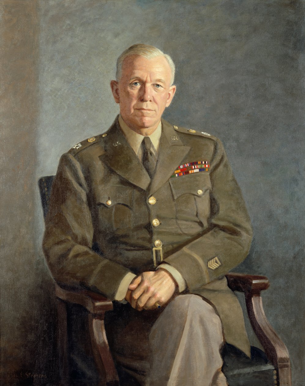 George C. Marshall autorstwa Thomas Edgar Stephens