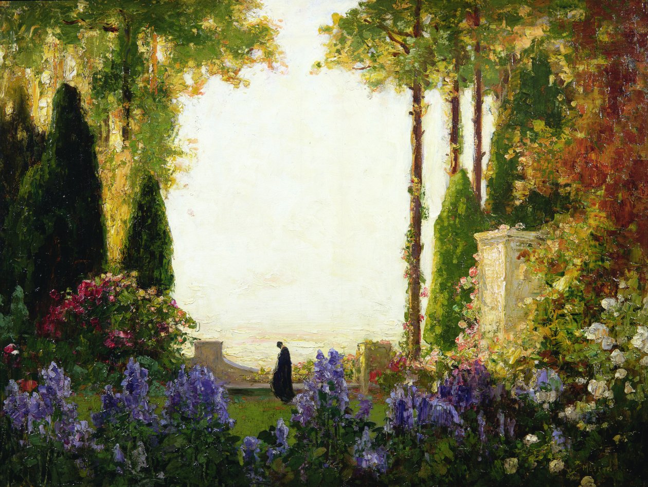 Ogród romantyzmu autorstwa Thomas Edwin Mostyn