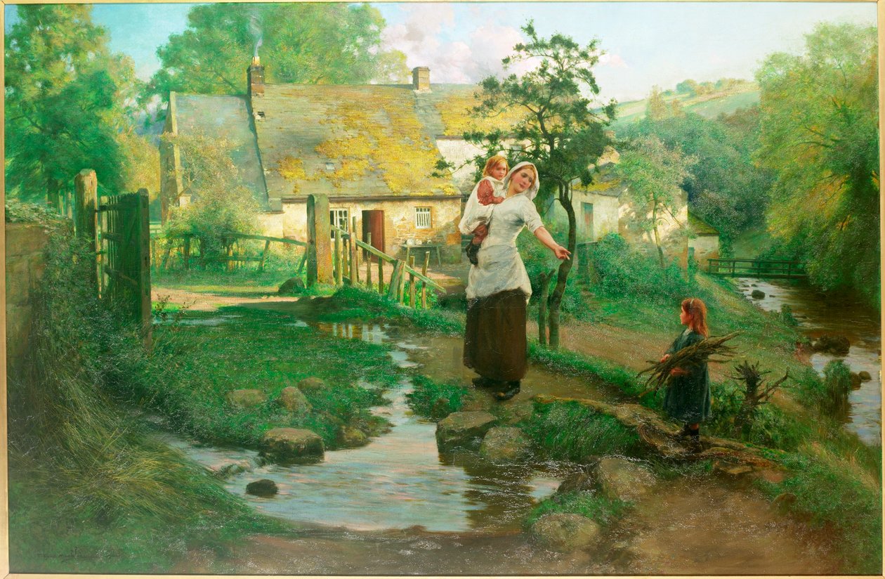 Whittle Mill, 1904 r. autorstwa Thomas Eyre Macklin