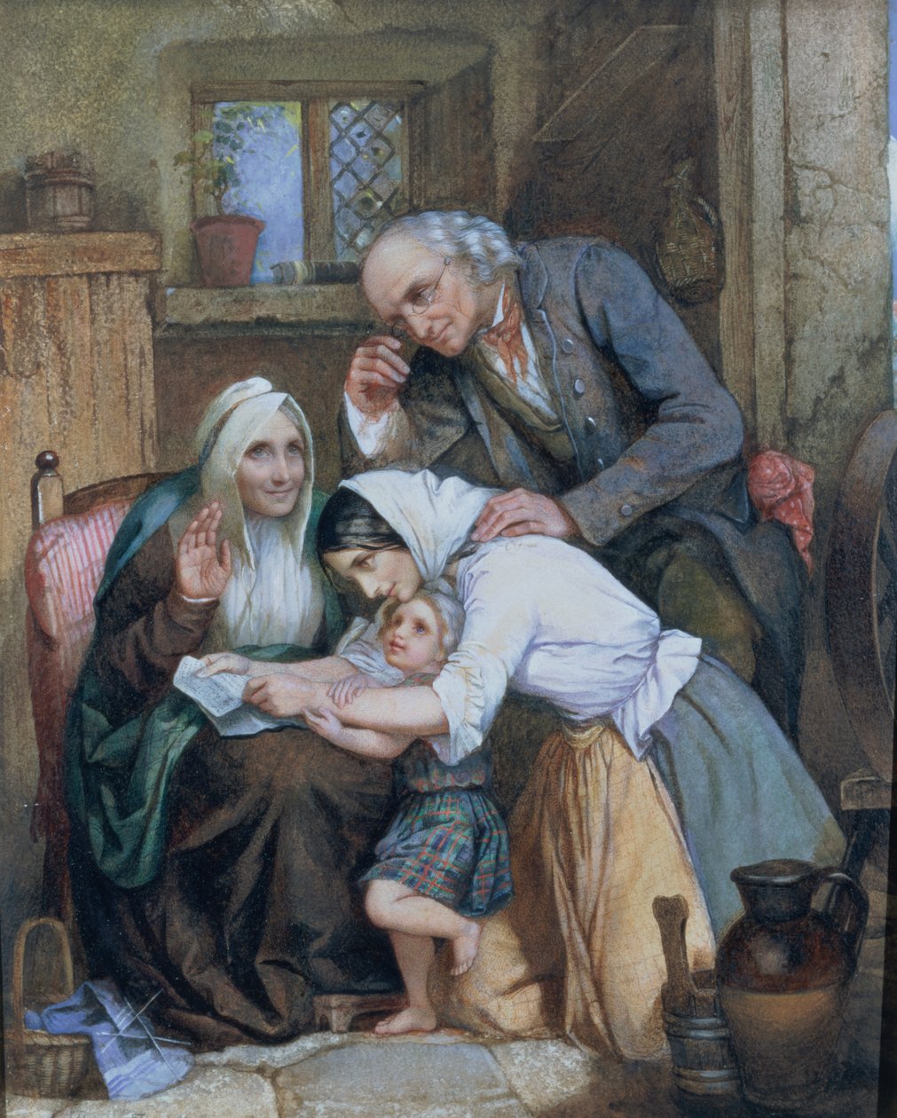 Dobra Nowina, 1863 autorstwa Thomas Faed