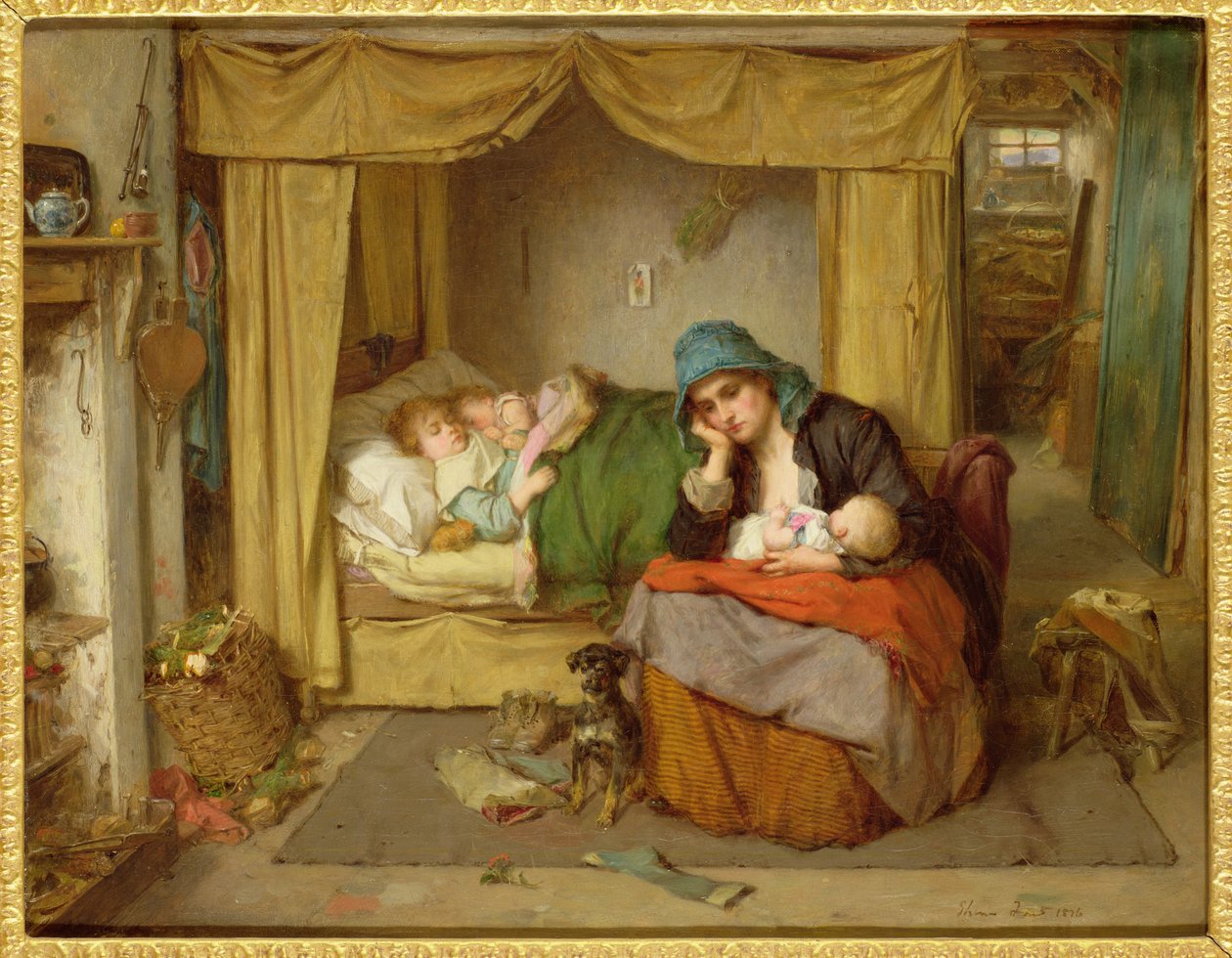 Koniec szczęśliwego dnia autorstwa Thomas Faed