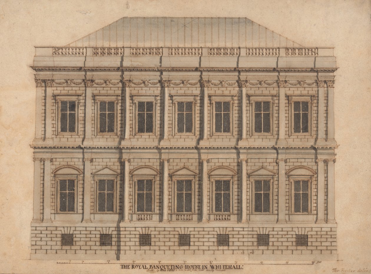 Dom bankietowy, Whitehall autorstwa Thomas Forster