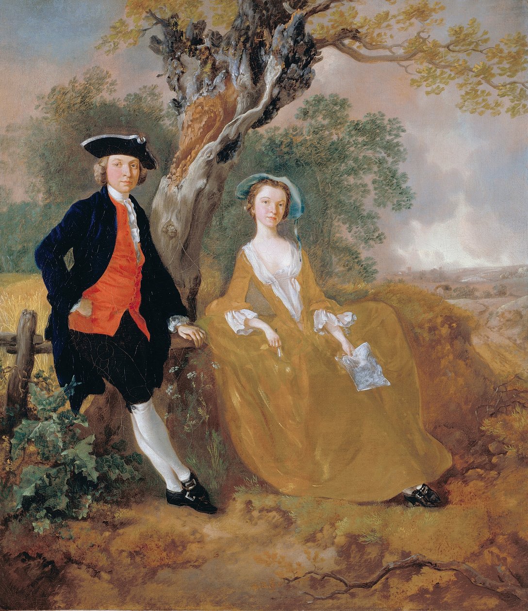 Para w krajobrazie autorstwa Thomas Gainsborough