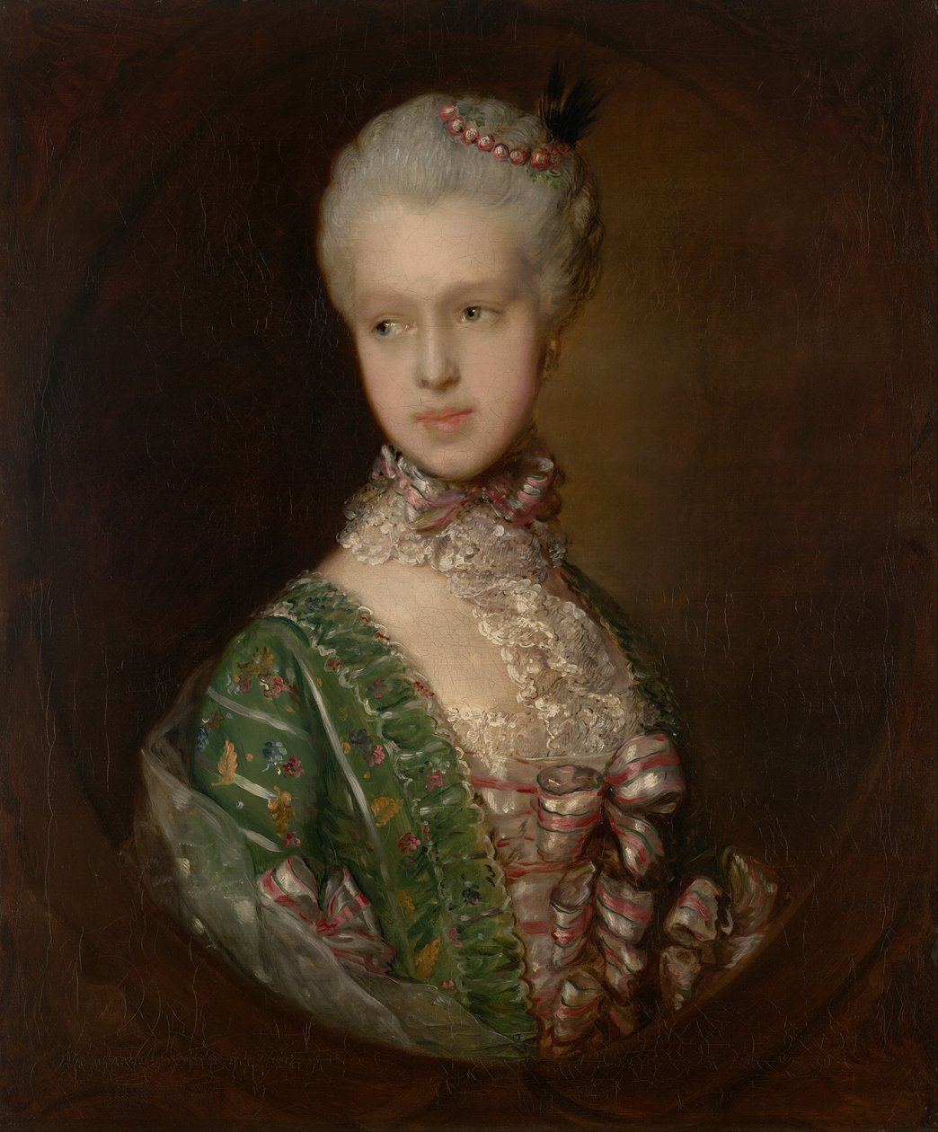 Elizabeth Wrottesley, późniejsza księżna Grafton autorstwa Thomas Gainsborough