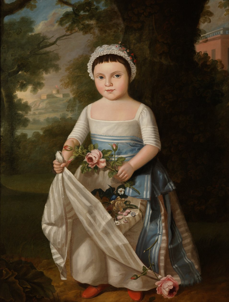 Dziewczyna z różami autorstwa Thomas Gainsborough