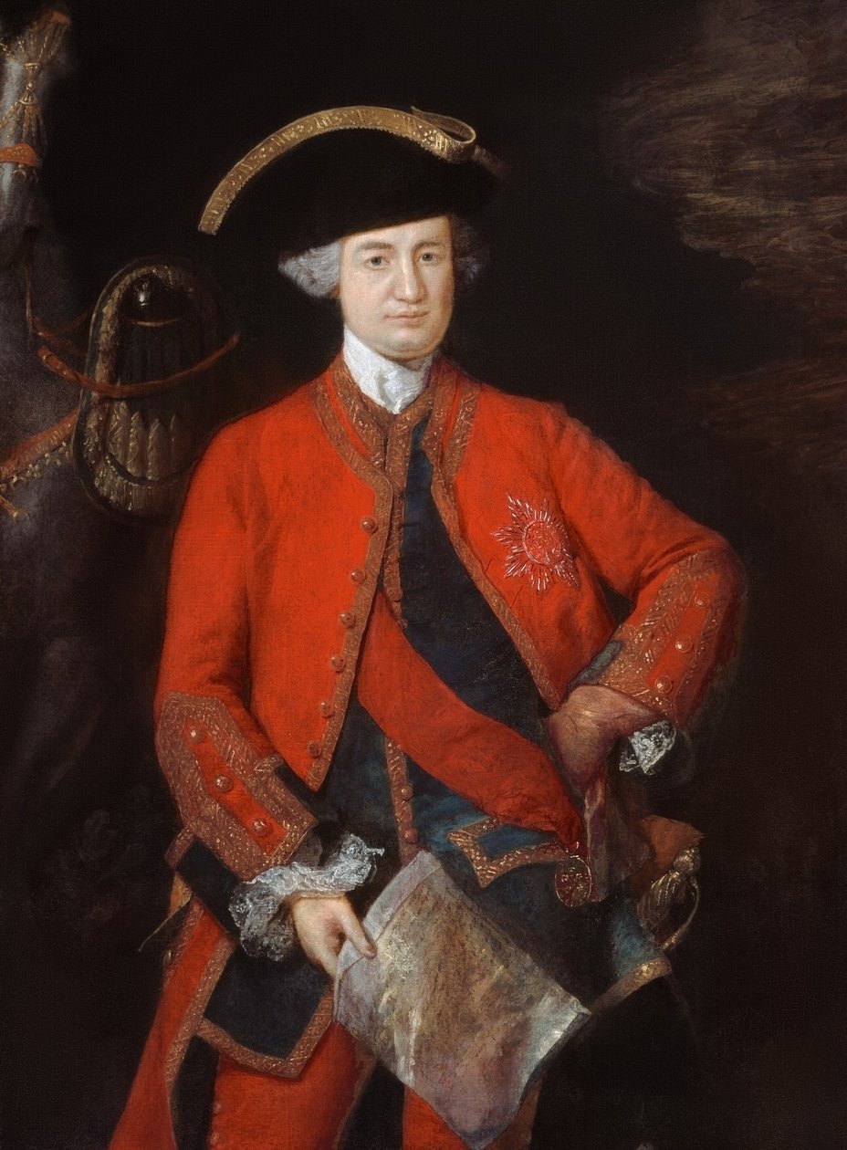 Lord Robert Clive (1725-74) w mundurze generalnego oficera, ok. 1764 autorstwa Thomas Gainsborough