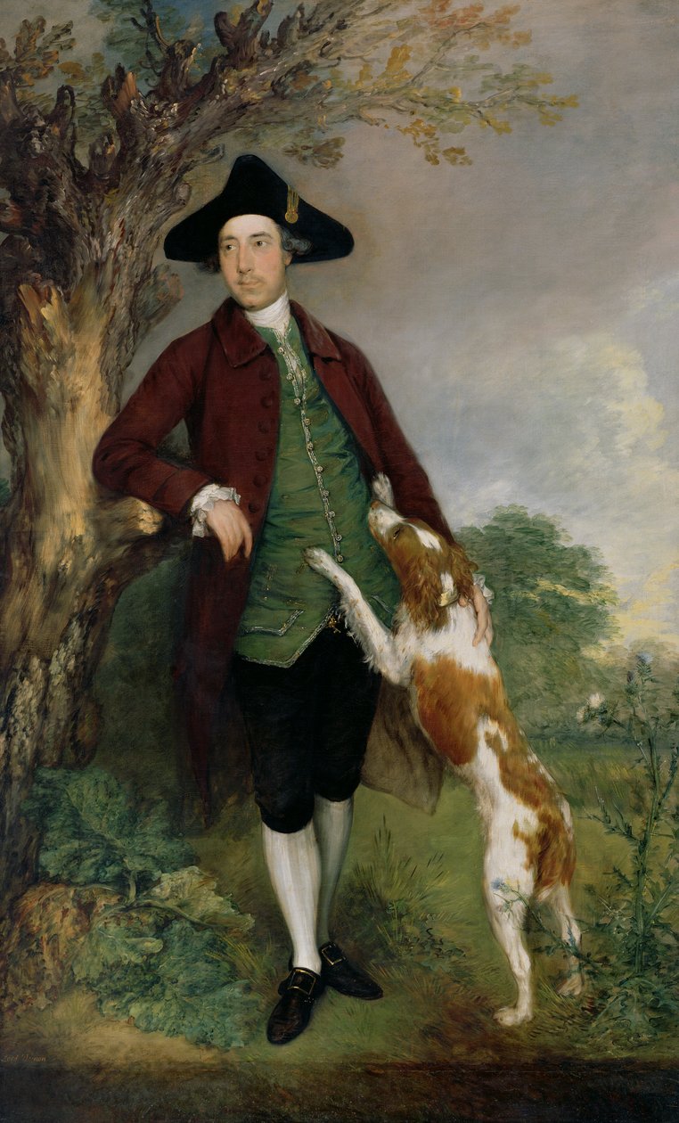 Portret George Venables Vernon, 2. Lord Vernon, 1767 autorstwa Thomas Gainsborough