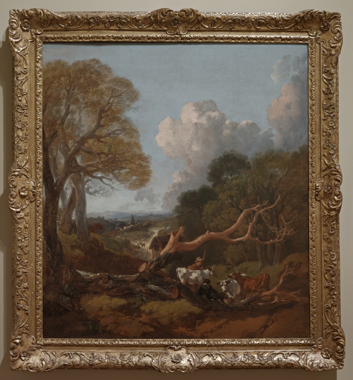 Powalone drzewo, prawdopodobnie w latach 1750-1753 autorstwa Thomas Gainsborough
