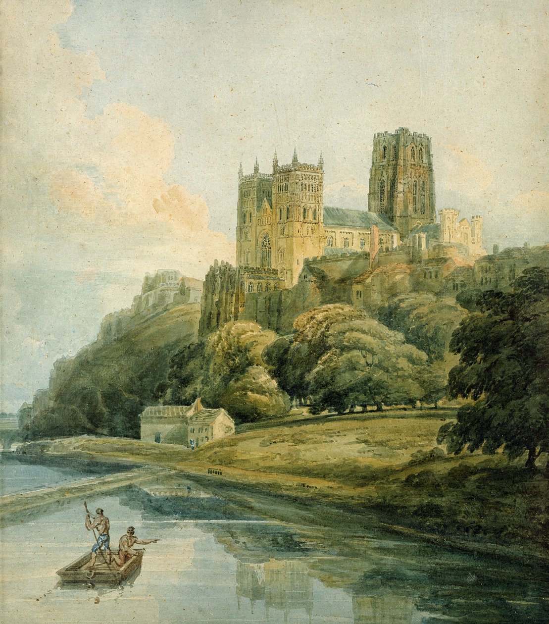 Katedra w Durham autorstwa Thomas Girtin