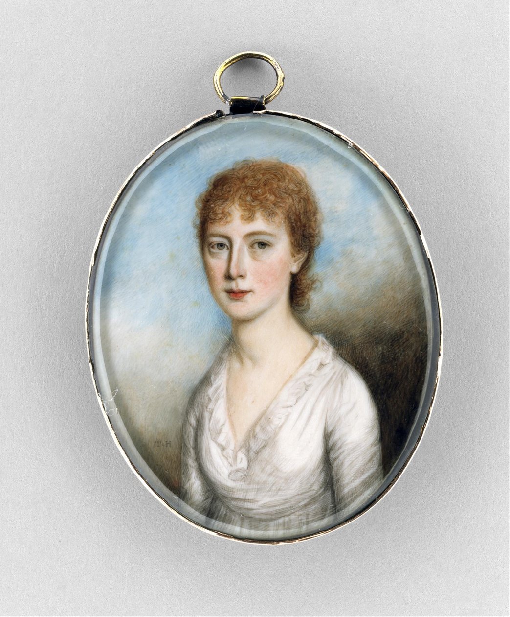 Portret kobiety autorstwa Thomas Hazelhurst