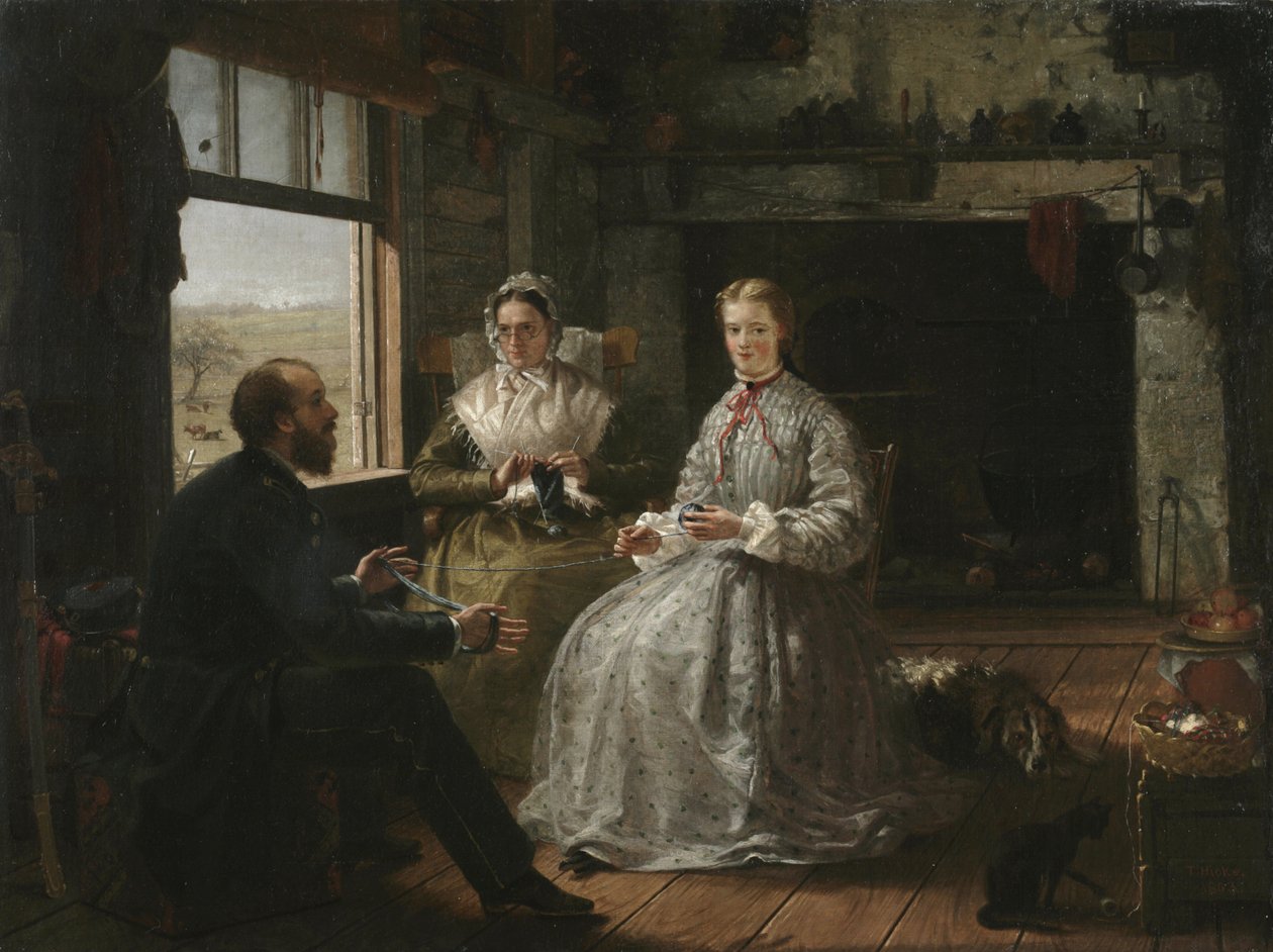 Straż Domowa, 1863 autorstwa Thomas Hicks