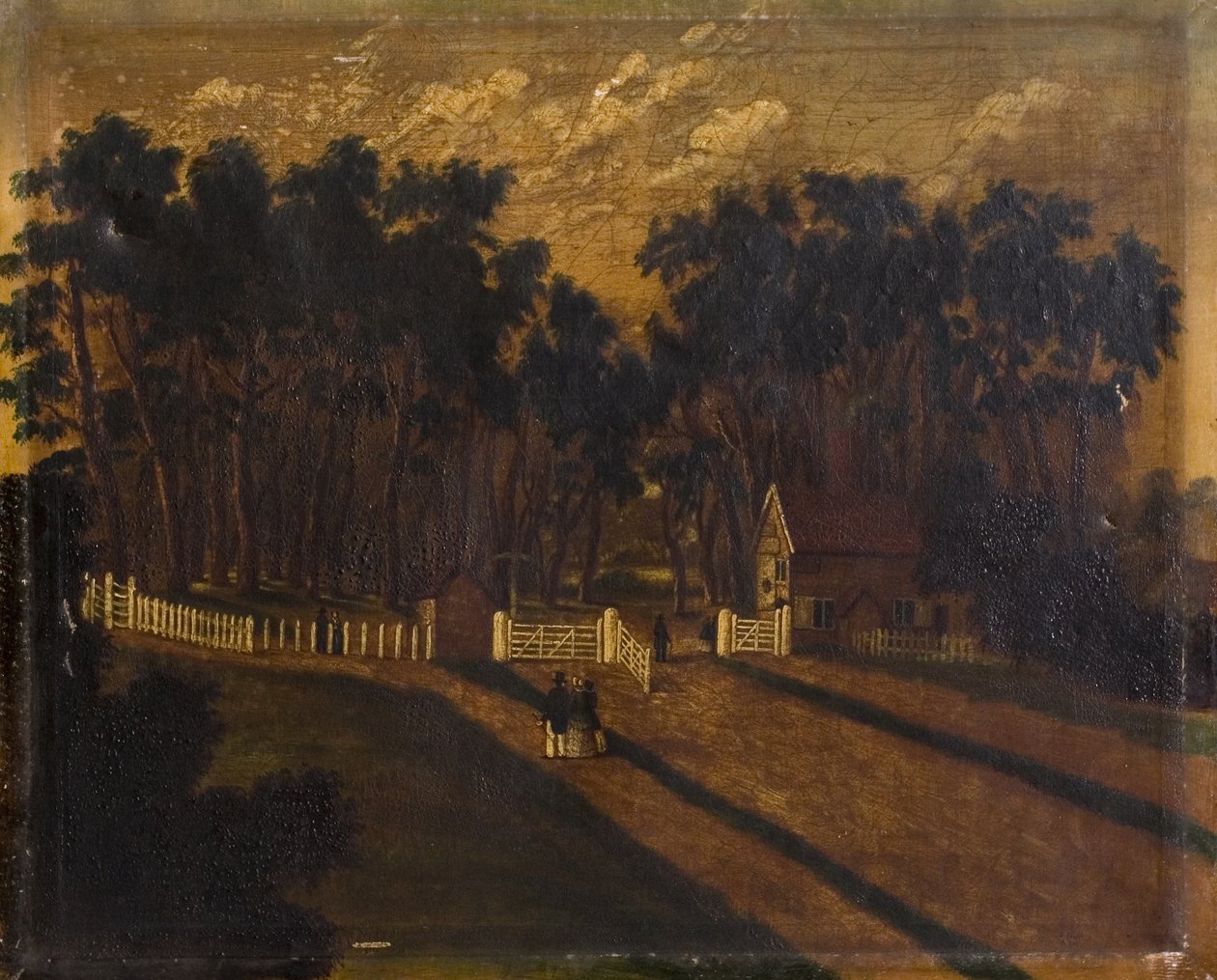 Tollgate, niedaleko Memorial Park, Coventry, 1855 autorstwa Thomas Hough