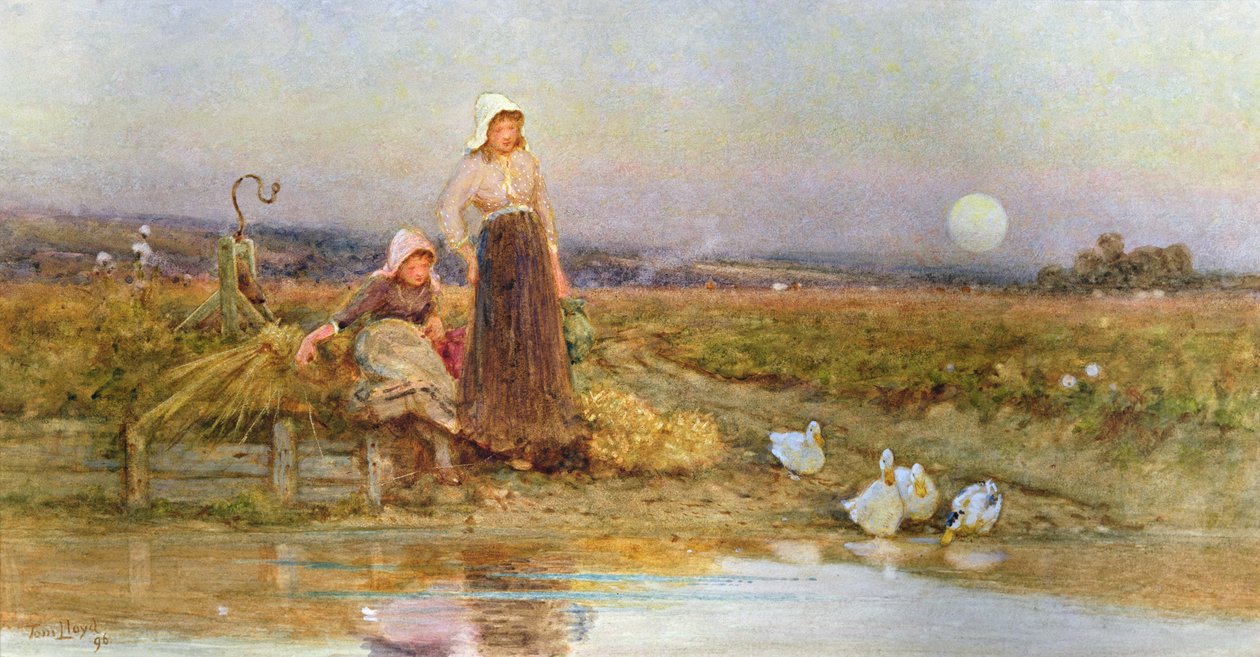 Zieleni, 1896 autorstwa Thomas James Lloyd