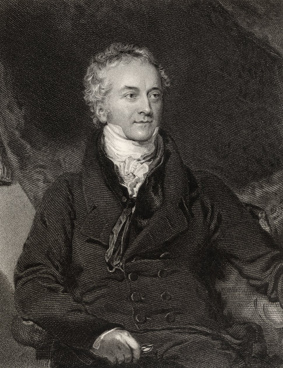 Thomas Young, rycina G. Adcock, z „Narodowej Galerii Portretów, tom II”, wydana ok. 1835 autorstwa Thomas Lawrence