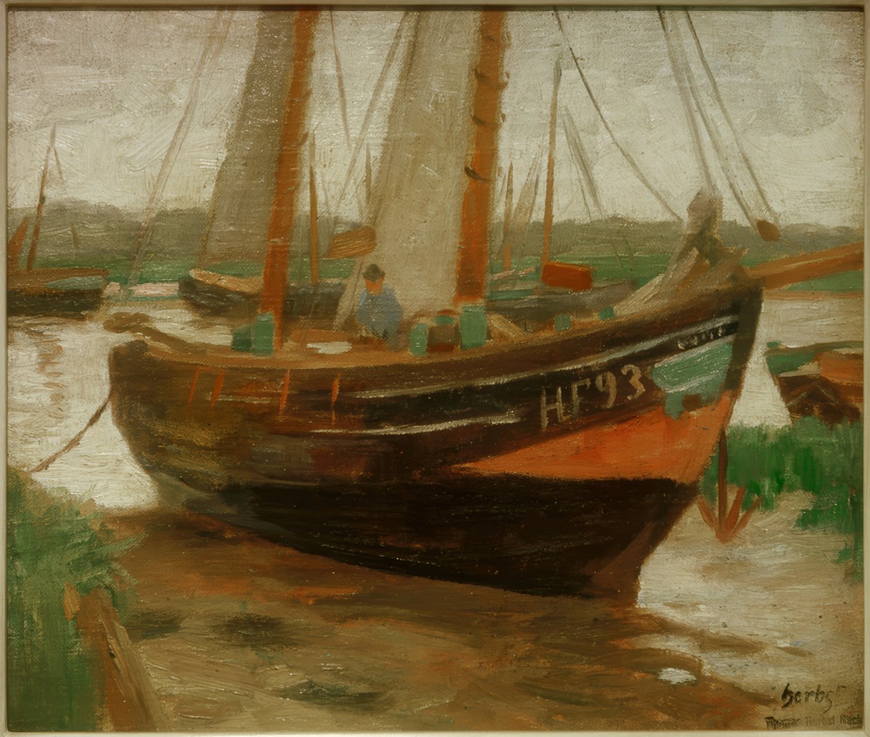 Trawler rybacki Finkenwerder autorstwa Thomas Ludwig Herbst
