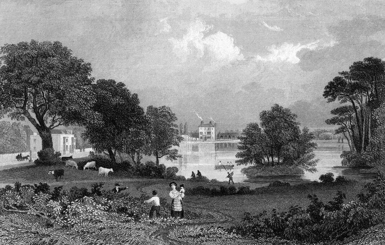 Orzeł, Snaresbrook, grawerowany przez Samuela Lacey, 1832 autorstwa Thomas Mann Baynes