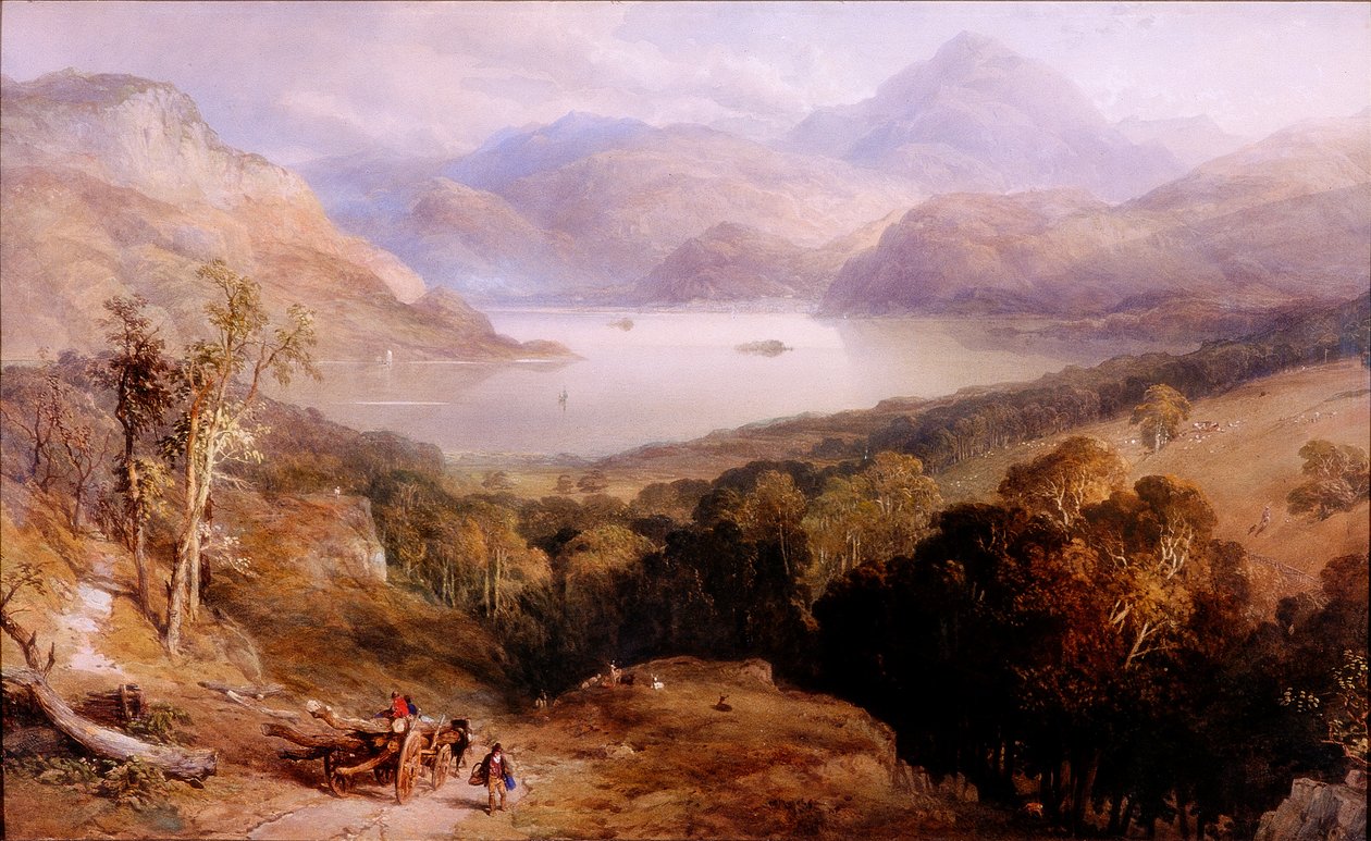 Ullswater (bodycolour) autorstwa Thomas Miles II Richardson