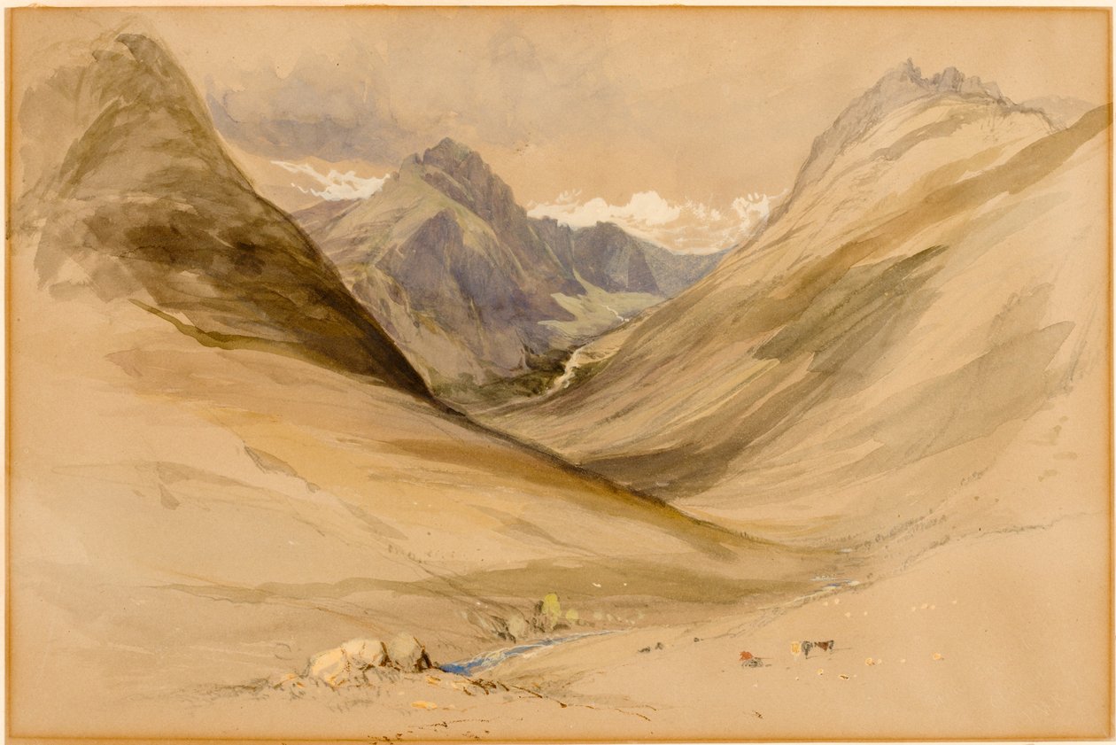 Glen Sannox, Arran (kolor nadwozia) autorstwa Thomas Miles Richardson