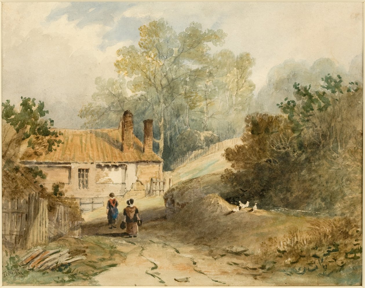 Pandon Dene (akwarela na papierze) autorstwa Thomas Miles Richardson