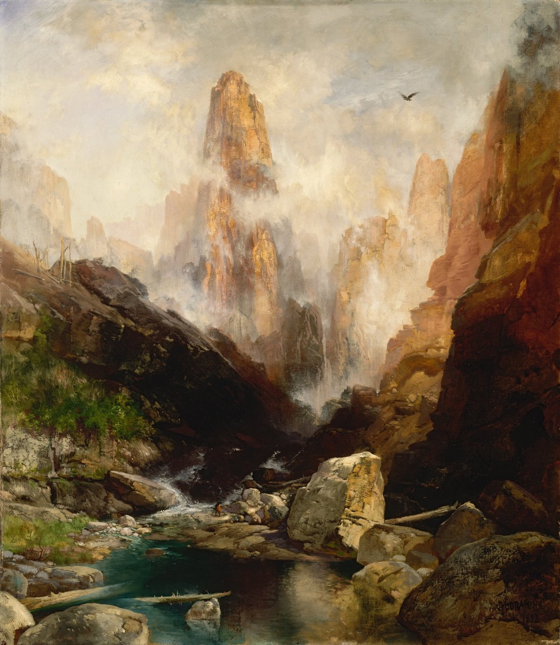 Mgła w Kanab Kanab, Utah autorstwa Thomas Moran