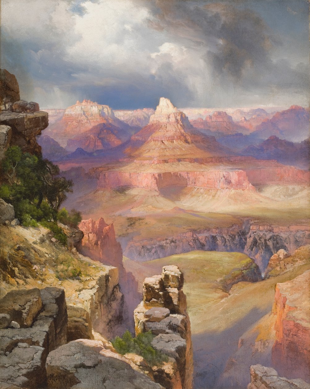Wielki Kanion, 1909 autorstwa Thomas Moran