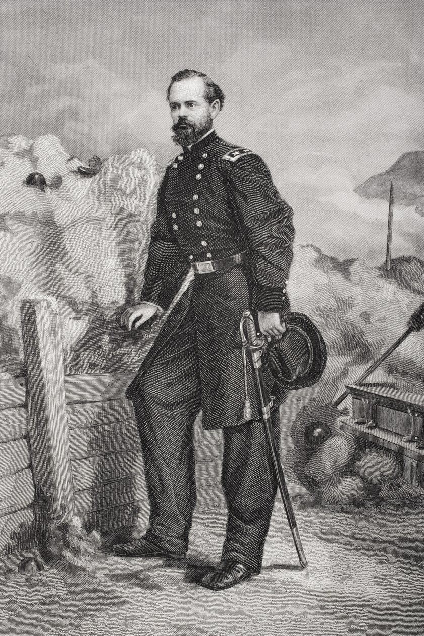 Portret generała Jamesa Birdseye McPhersona (1828-64) autorstwa Thomas Nast