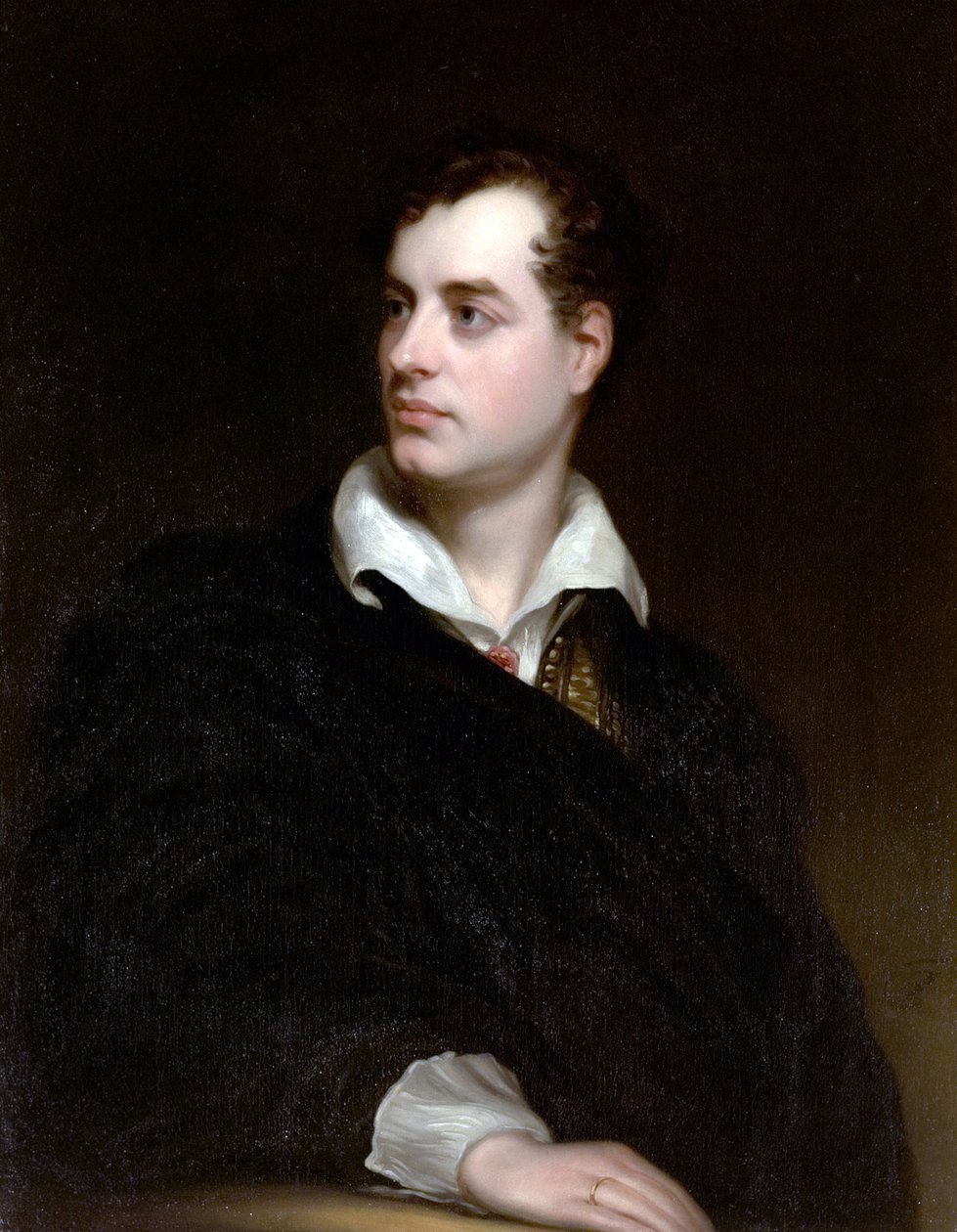 6. Lord Byron, 1813 autorstwa Thomas Phillips