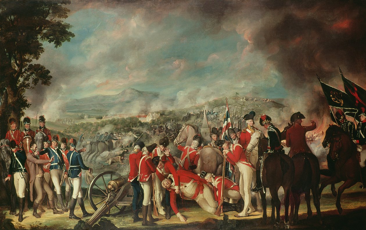 Bitwa pod Ballinahinch, 13 czerwca 1798, c.1798 autorstwa Thomas Robinson