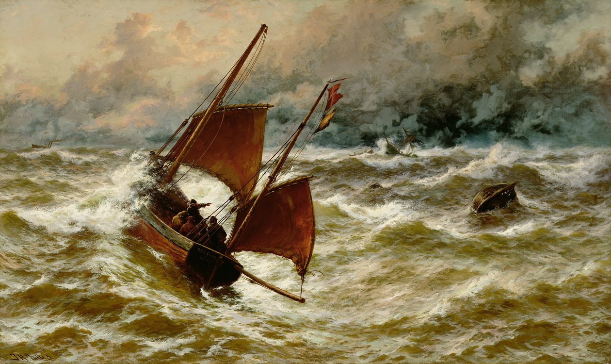 Świt na Goodwins autorstwa Thomas Rose Miles