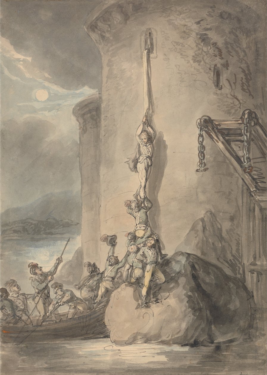 Wyprawa wojskowa autorstwa Thomas Rowlandson