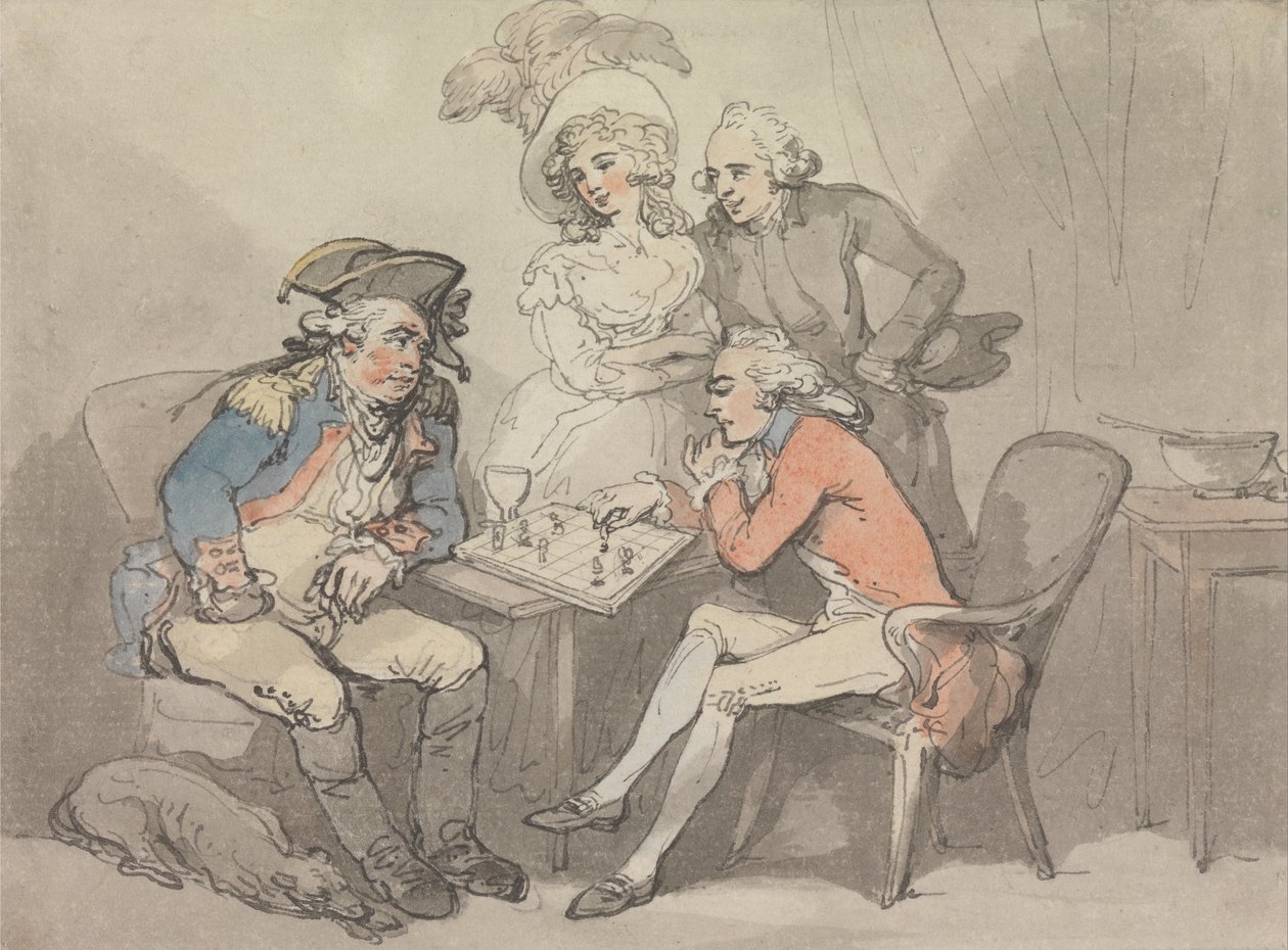 Szach mat autorstwa Thomas Rowlandson