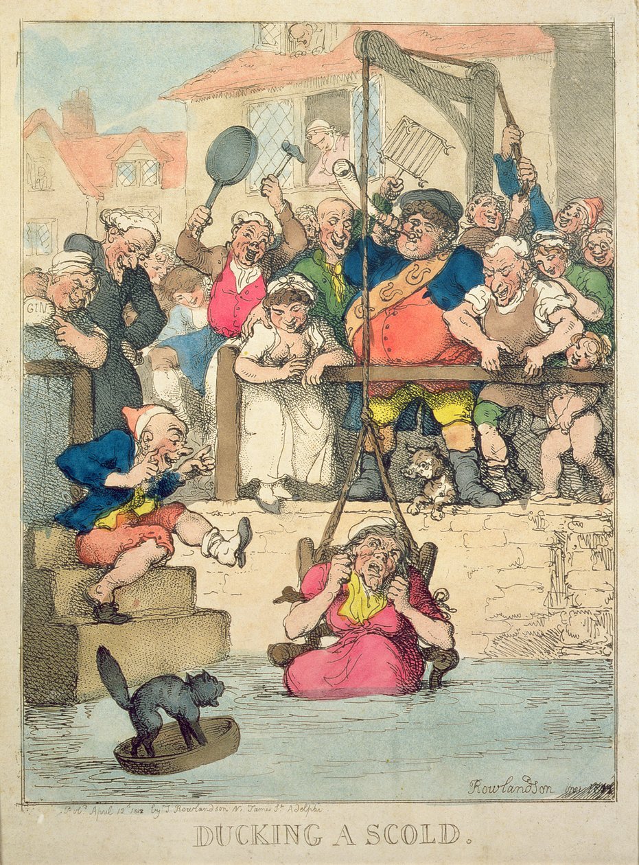 Uchylanie się od skarcenia, 1812 autorstwa Thomas Rowlandson