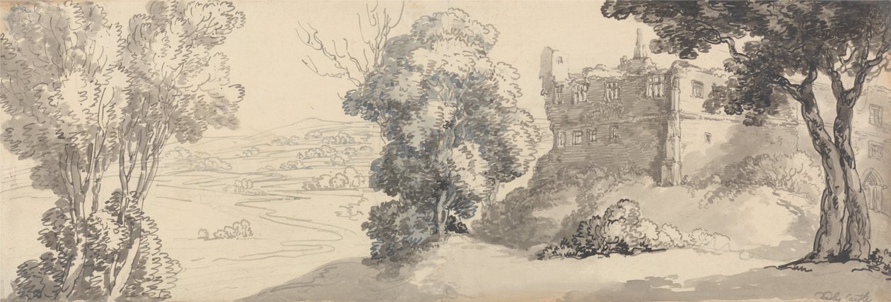 Zamek Dudley autorstwa Thomas Rowlandson