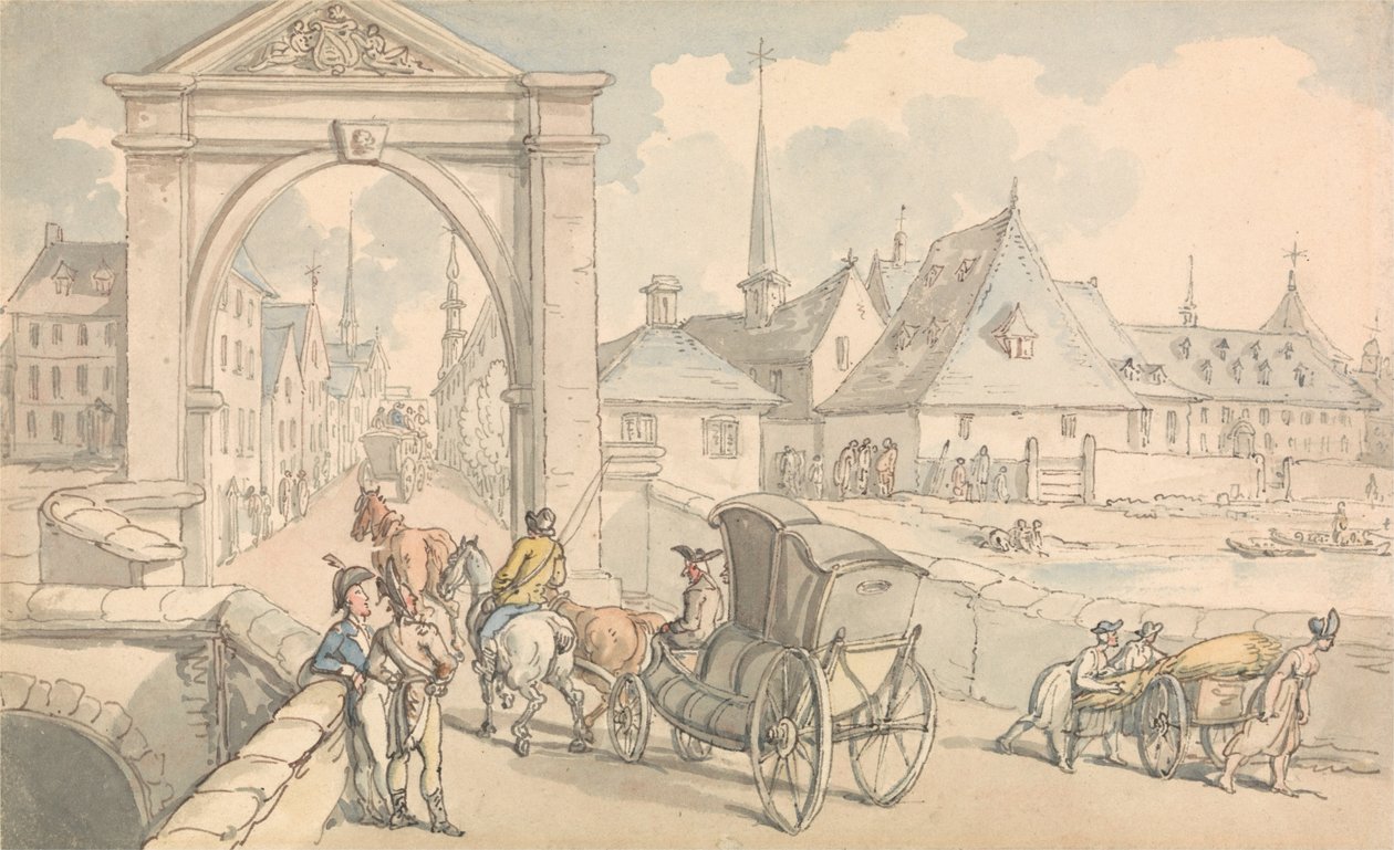 Limbourg, Belgia autorstwa Thomas Rowlandson